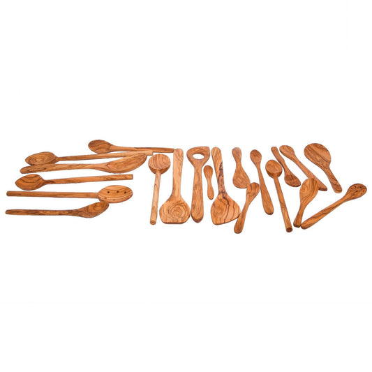 Handmade Olive Wood Spoon - Different Models - Wooden Cooking Spoons - AKwood