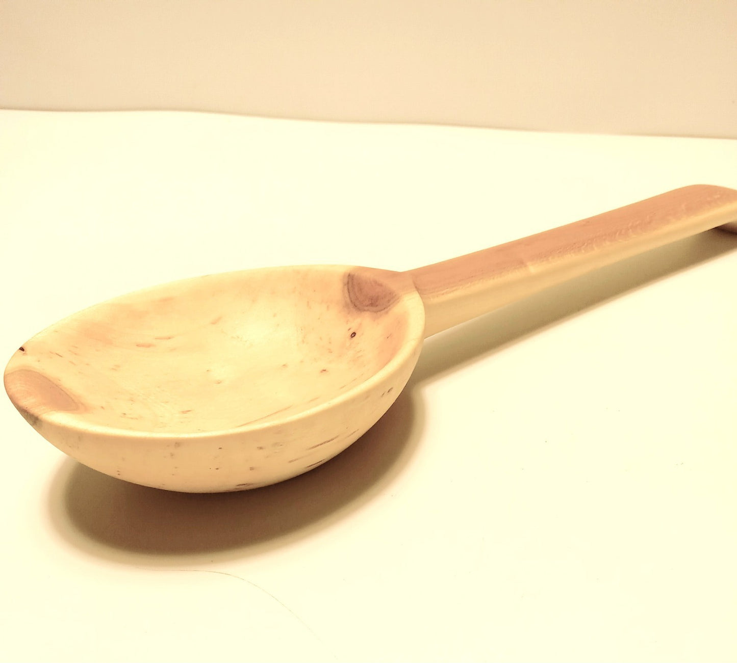 Handmade Solid Black Cherry Wood Kitchen Spoon Ladle & Spatula Set  Rustic