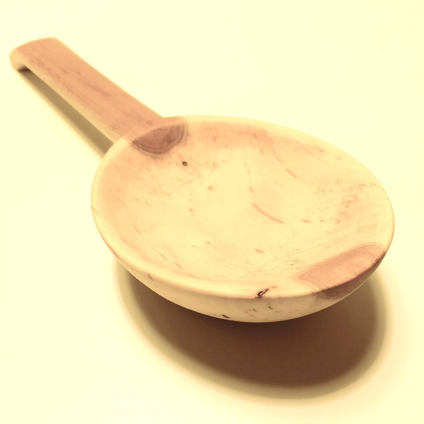 Handmade Solid Black Cherry Wood Kitchen Spoon Ladle & Spatula Set  Rustic
